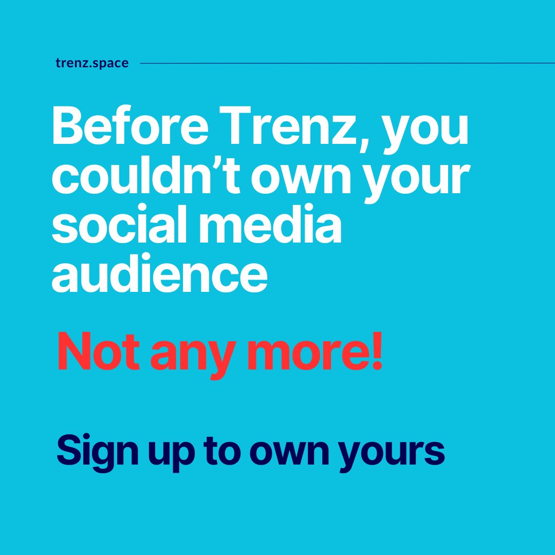 trenzdotspace's tweet photo. Stop worrying about getting canceled, start building a personal brand that you’re totally in charge of.

Sign up at https://t.co/QaJ4h4BuJl

#creators #personalbrand https://t.co/MWHlCcZ5lv