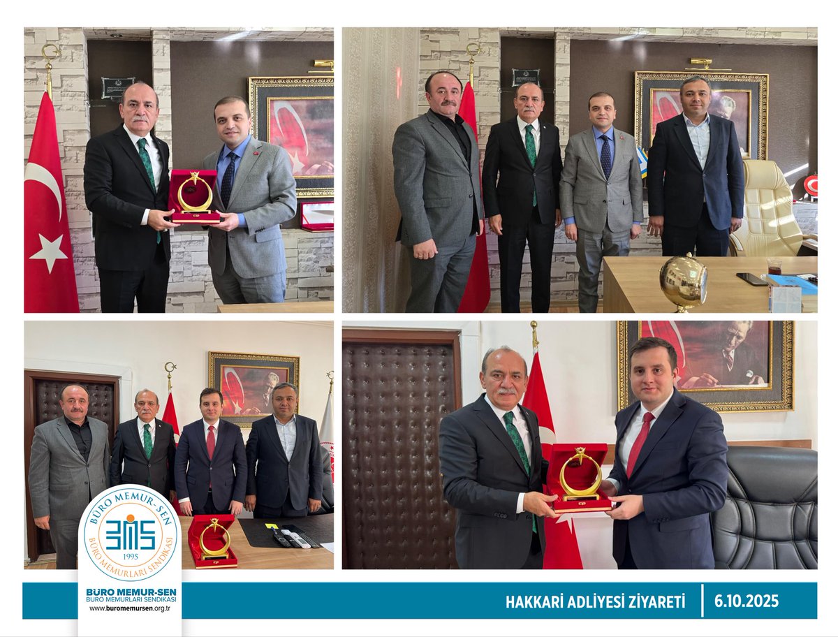 📍 HAKKARİ ADLİYESİ’NE ZİYARET

Serhat şehrimiz Hakkari’de Genel Başkan Yardımcımız Zekeriya Köftercioğlu ve Memur-Sen Hakkâri İl Temsilcimiz Nihat Gür ile birlikte Hakkâri Adliyesi’ni ziyaret ettik.

Ziyaret kapsamında, Hakkâri Cumhuriyet Başsavcılığı görevine atanan Sayın Burak