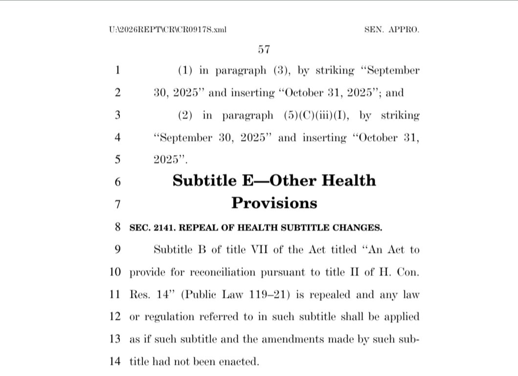 TheRealBlodgett's tweet photo. @PattyMurray Hey @PattyMurray you're a fat-mouth liar. Just like the rest of your party. Here's the text. This calls for the removal of Subtitle B of Title VII of the OBBA which put significant reforms and restrictions on Medicare, including illiminating benefits to illegals and deceased. https://t.co/Q77HKV8ddX