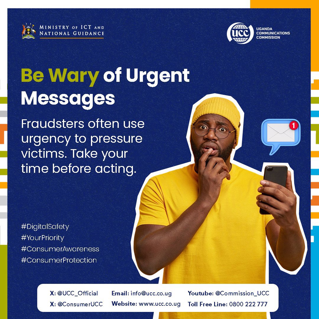 Lubwama2013's tweet image. 😂 These phone and mobile money scammers be like, “Hello sir, we accidentally sent you money.” Bro, even my own boss has never “accidentally” sent me money — what makes you think you can? 💀📱💸 #GoldenPosts #simuklear #Mobilemoneyfraud #ScamAlert #UgandaHumor