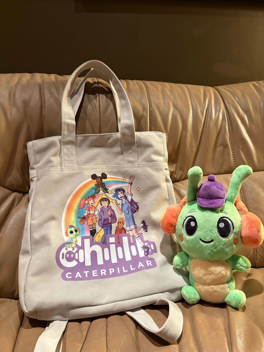 comic con ready🦸‍♀️🎒 packing up the essentials: the chill crew tote and our cozy caterpillar plushie🐛✨ if you’re coming through this week, stop by, say hi, and take home a piece of chill caterpillar💜 #nycc #comiccon #CHILLCATERPILLARNYCC <a href="/Comic_Con/">Comic-Con International</a>
