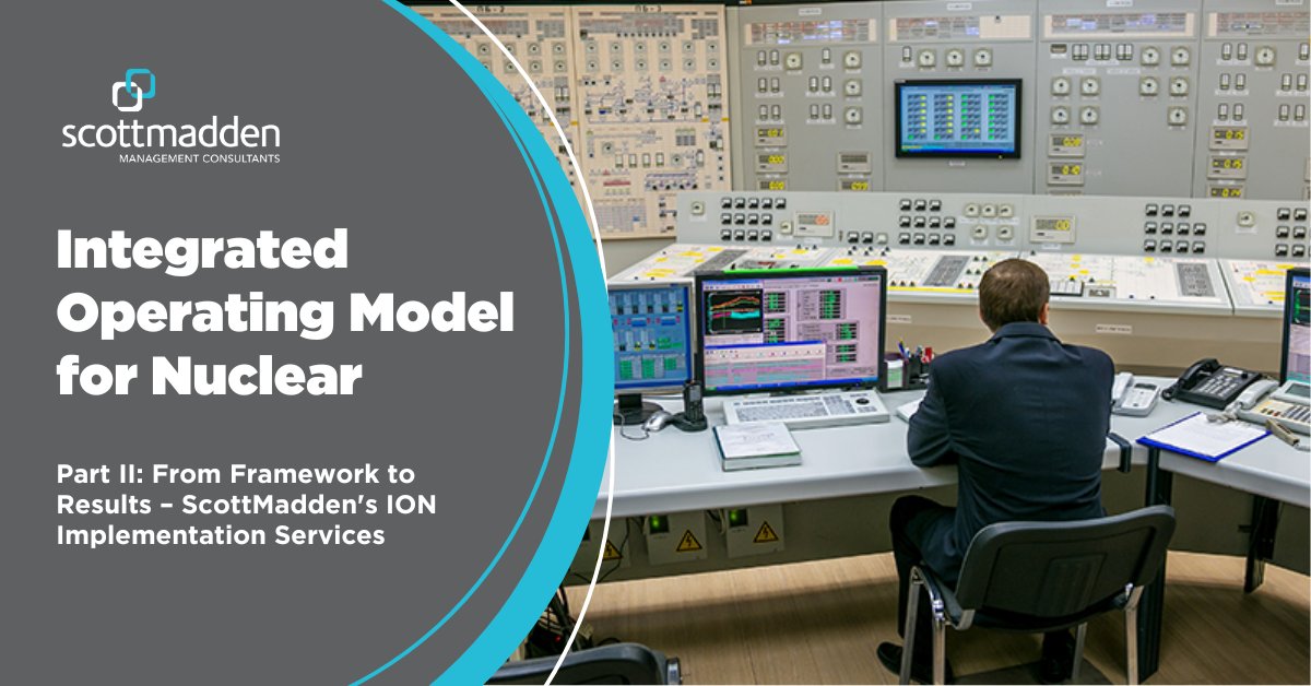 ScottMadden's tweet image. Our experts help utilities realize consistency, efficiency, and improved performance across their nuclear fleets by coordinating transformation across all organizational dimensions. scottmadden.com/insight/integr… #NuclearGeneration #OperatingModel #EnergyConsulting