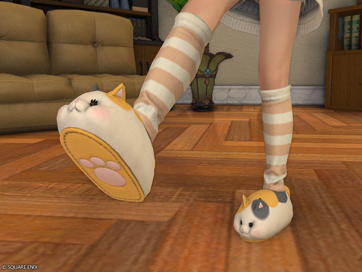 大き目スリッパ

#FF14 #FF14SS