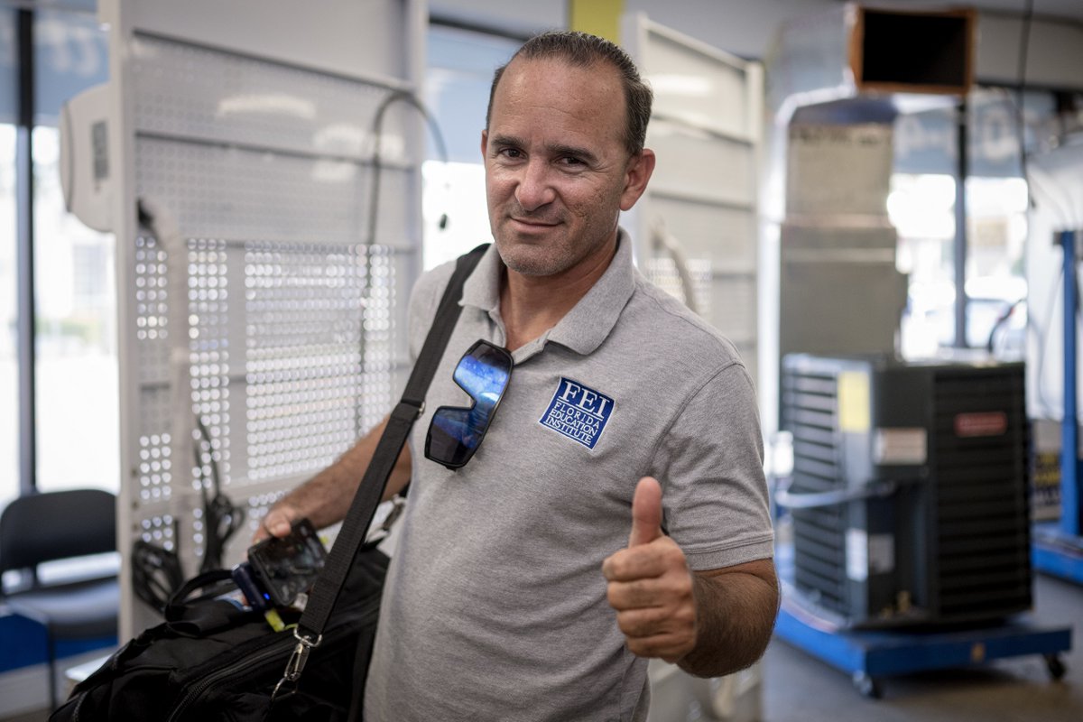 FEIMiami's tweet photo. In a city where the summer heat is year-round and businesses rely heavily on refrigeration, skilled HVAC/R technicians are more important than ever. If you’re considering a career in the skilled trades, here are some of the top benefits of becoming an HVAC/R technician in Miami. https://t.co/rologu2FSF