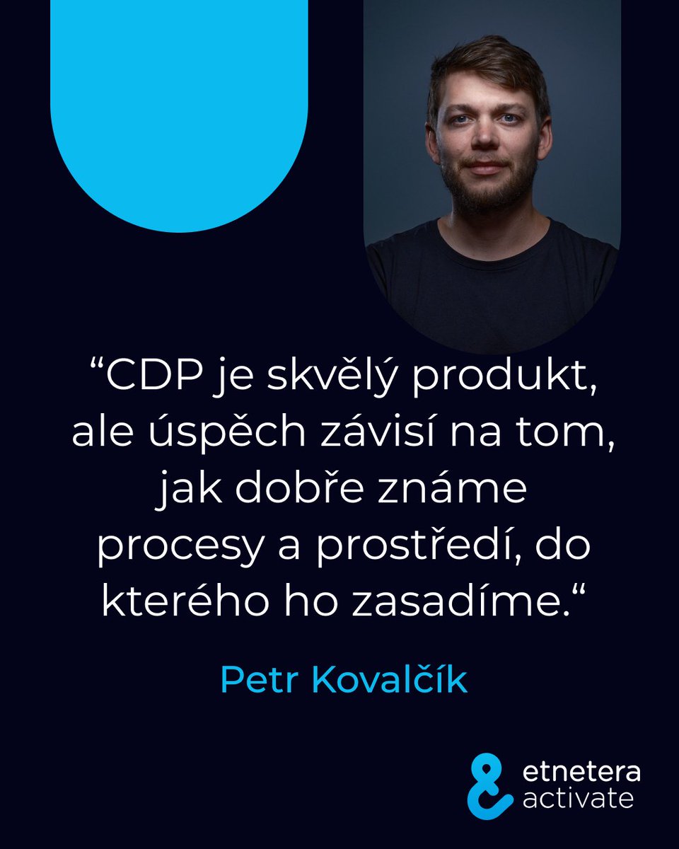 Už víte, že chcete CDP. A co dál? Jako všechno, ani Customer Data Platform není samospásná. 💣 Je extrémně důležité se dobře připravit a s tím vám může pomoci webinář, který právě připravujeme.

🗓️ 22. října ve 13 hodin 

Registrujte se zdarma 👉 eu1.hubs.ly/H0nmcnd0