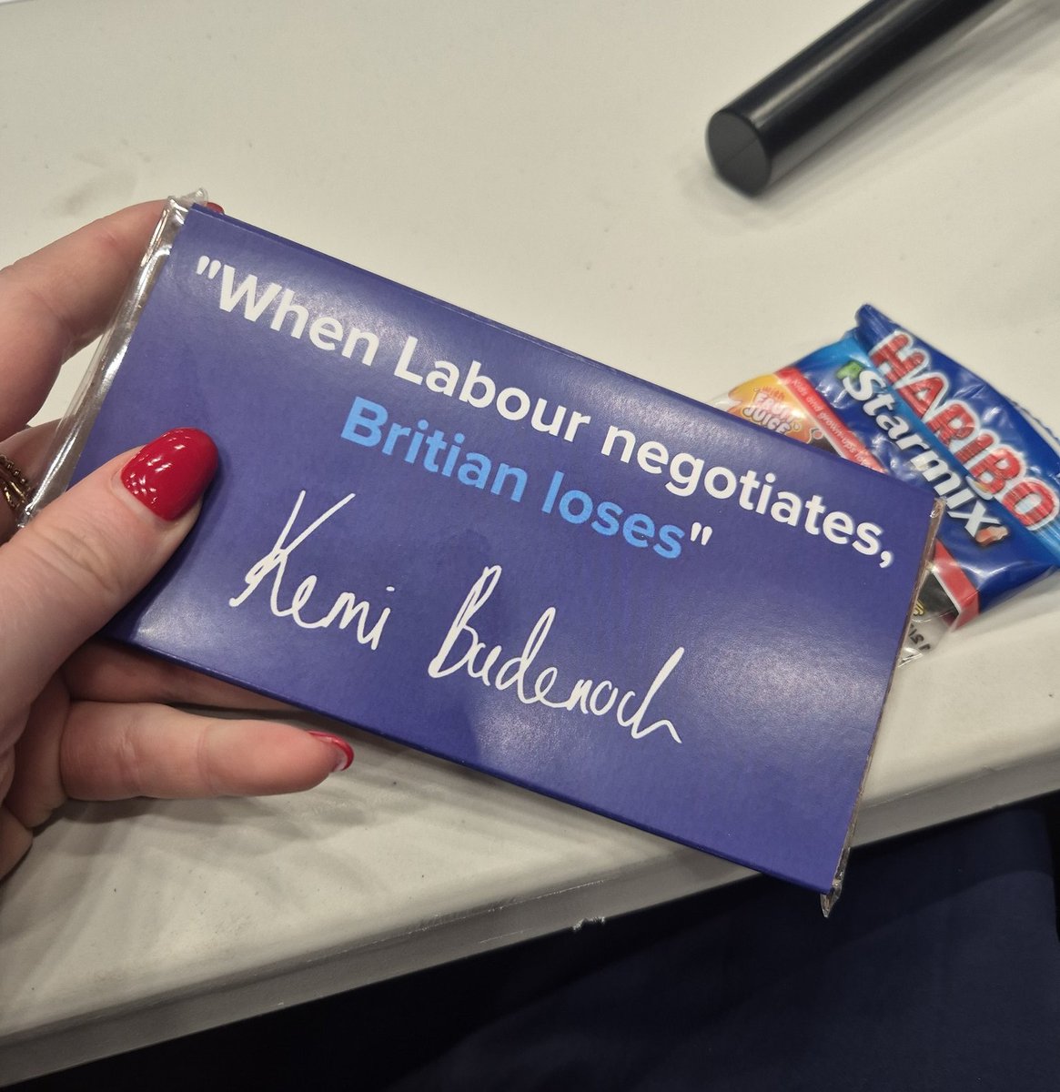 Parody Nigel Farage tweet media