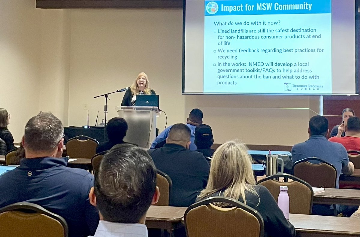 SWANA's tweet image. Amy shared SWANA’s strategic initiatives, expanded member services, and policy efforts shaping the future of recycling, compost, and waste management. ♻️
Congrats to this year’s award winners! 🏆
#CircularEconomy #ResourceManagement