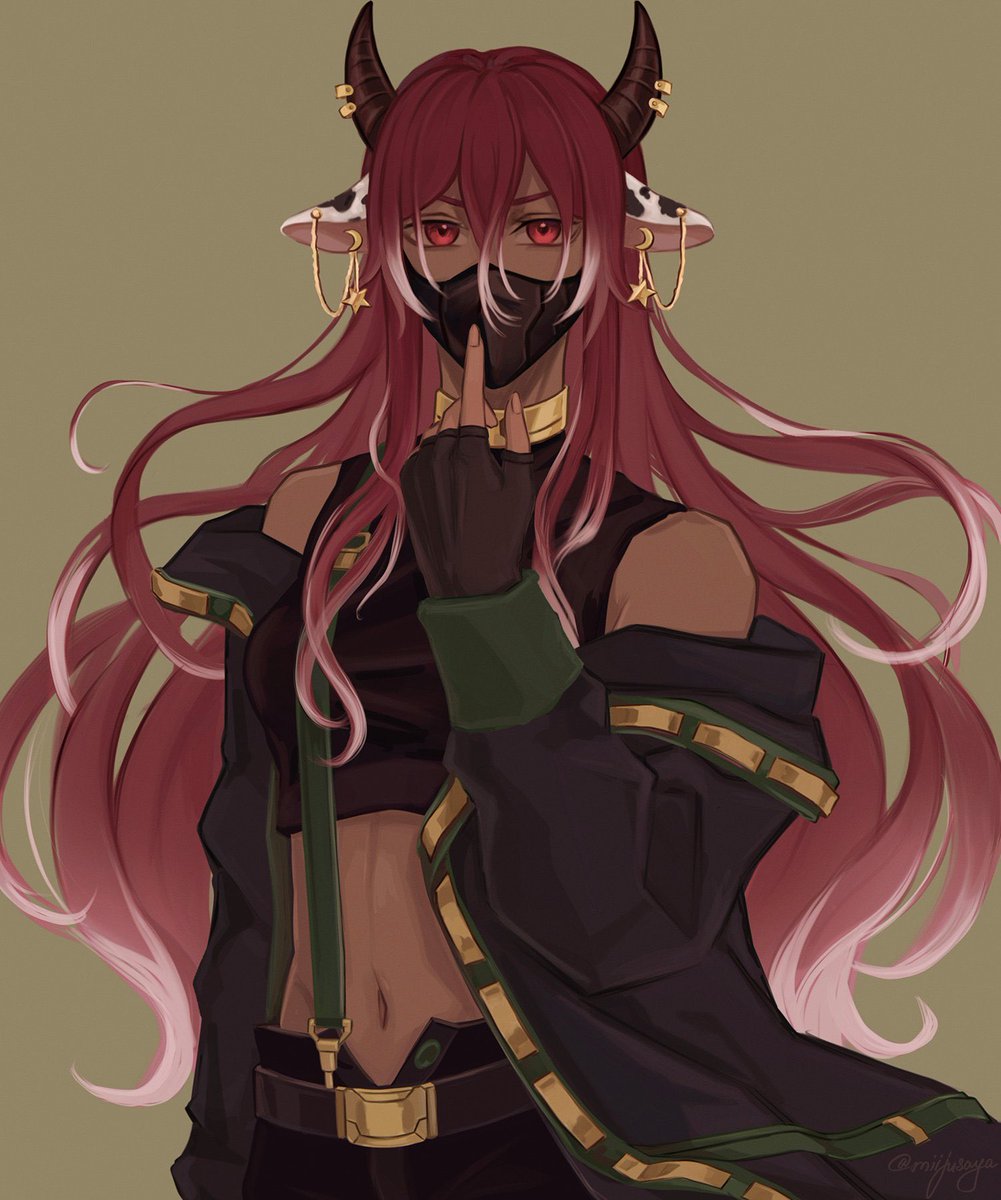 IRL vs Vtuber 

art by @/miijusaya