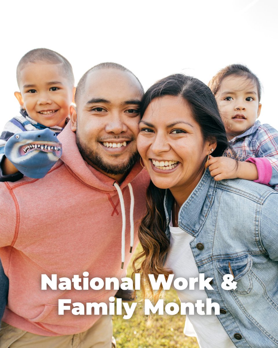 SpherionFargo's tweet photo. Happy #NationalWorkAndFamilyMonth! We believe in finding a job that fits your life. Let us help you find a role where you can thrive both professionally and personally. What does work-life balance mean to you? https://t.co/pQoF36PM9I