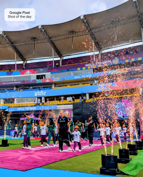 Electrifying atmosphere in Indore as South Africa and New Zealand face-off 