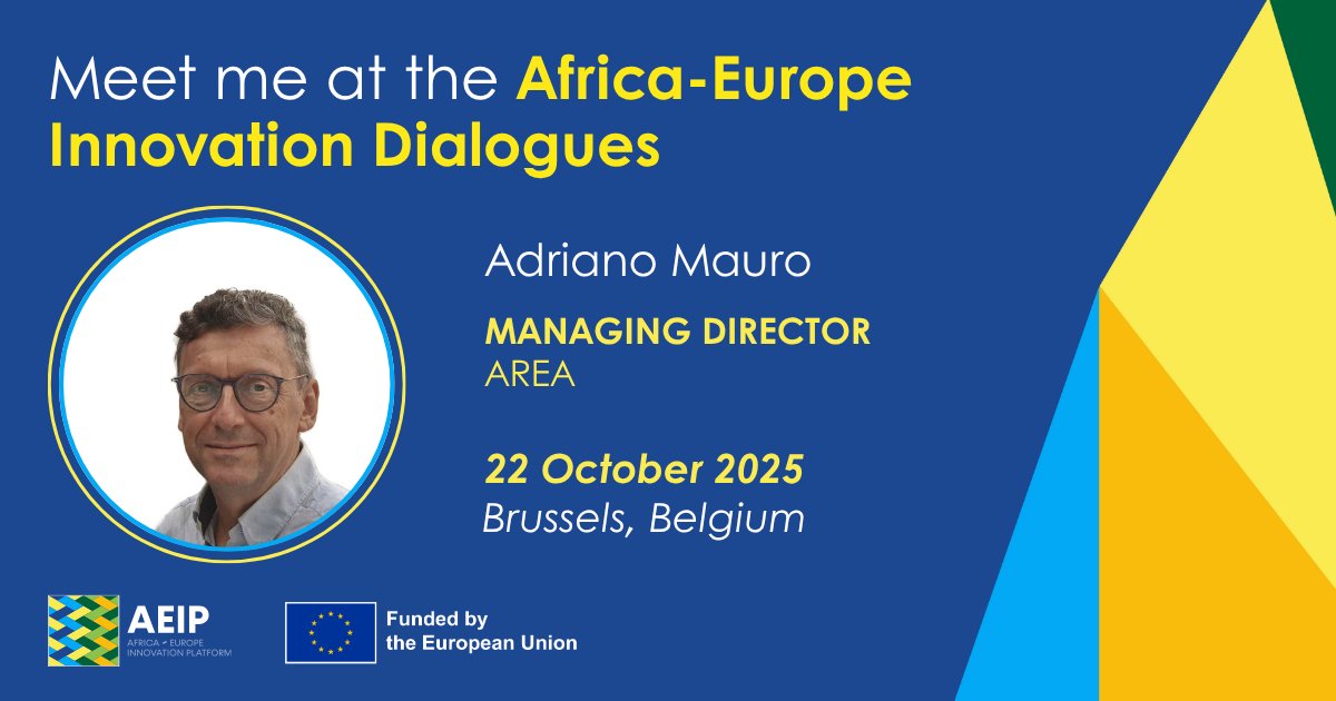 We are excited to share that our Managing Director will be at the Africa-Europe Innovation Dialogues on 22nd October 2025, at #Brussels, Belgium!
We are happy to be contributing to a dialogue that fosters cross-continental collaboration.
Register here africaeuropeinnovation.net/registration-2…