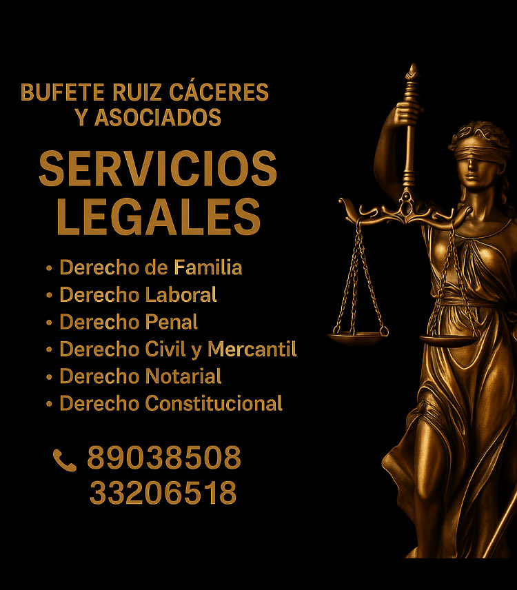 jfrols's tweet photo. Bufete Ruiz Cáceres &amp; Asociados es una firma legal comprometida con brindar asesoría jurídica integral, eficiente y confiable. Su equipo de abogados especialistas ofrece soluciones en derecho civil, penal, mercantil, laboral, administrativo y constitucional https://t.co/1vQbVjTttG