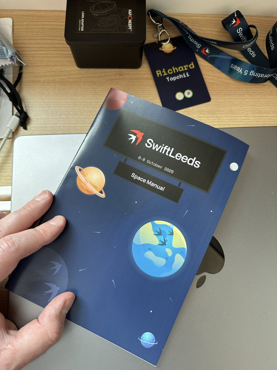 richardtop_ios's tweet image. Some sneak peek of the gifts for the attendees at SwiftLeeds

#Swiftleeds
@swift_leeds