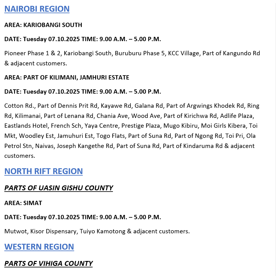 Kenya Power tweet media