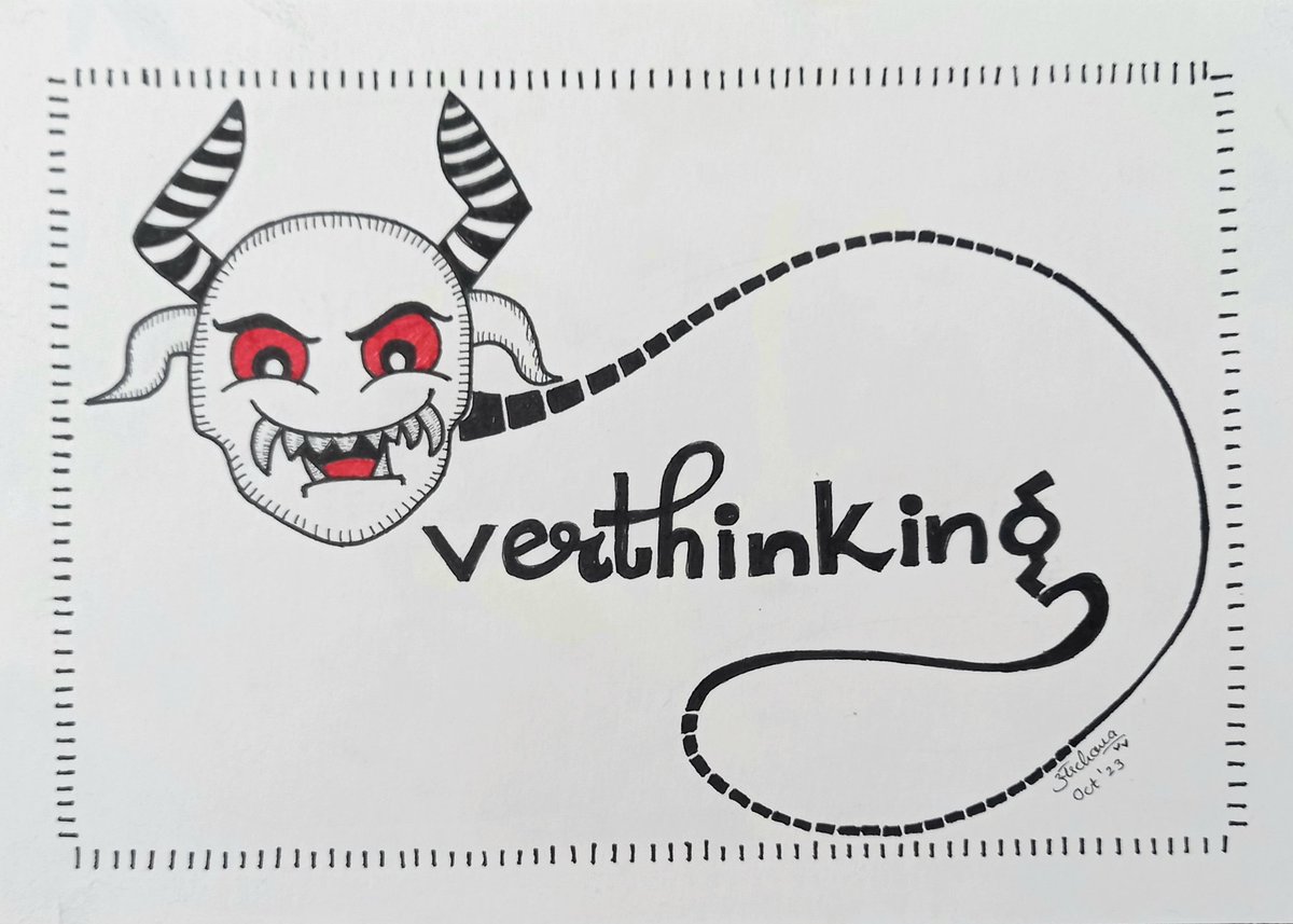 Demon called 'Overthinking' ...

#Art