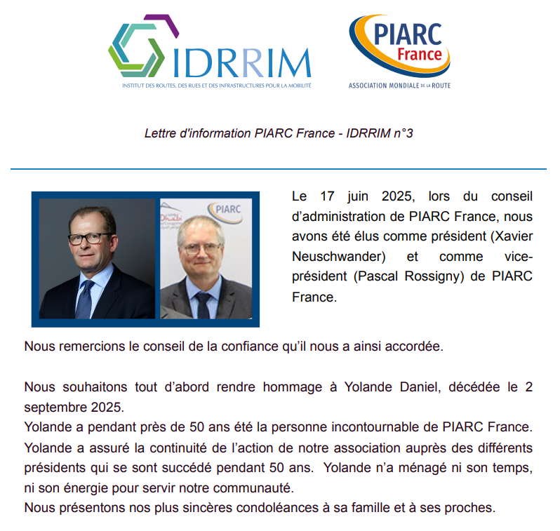IDRRIM - PIARC France tweet media