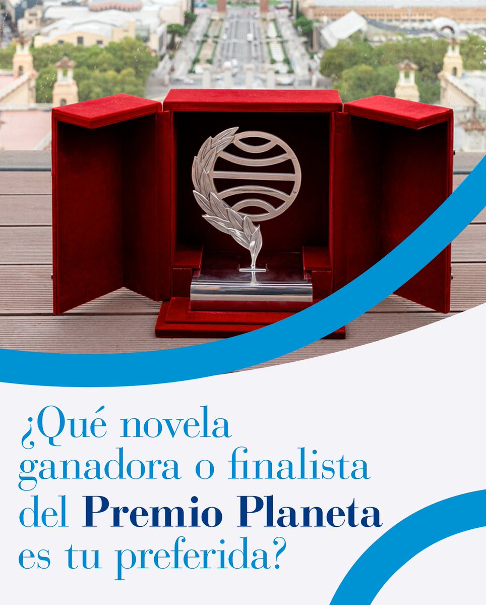 edit_planeta's tweet image. ¿Puedes elegir? 🤩
Déjanos en comentarios tu novela ganadora o finalista del #PremioPlaneta favorita. 🏆📚👇
#preguntalectora