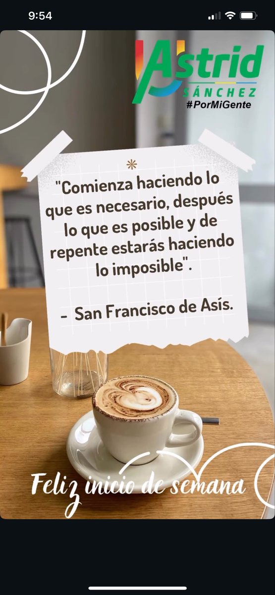 #Feliz inicio de semana.