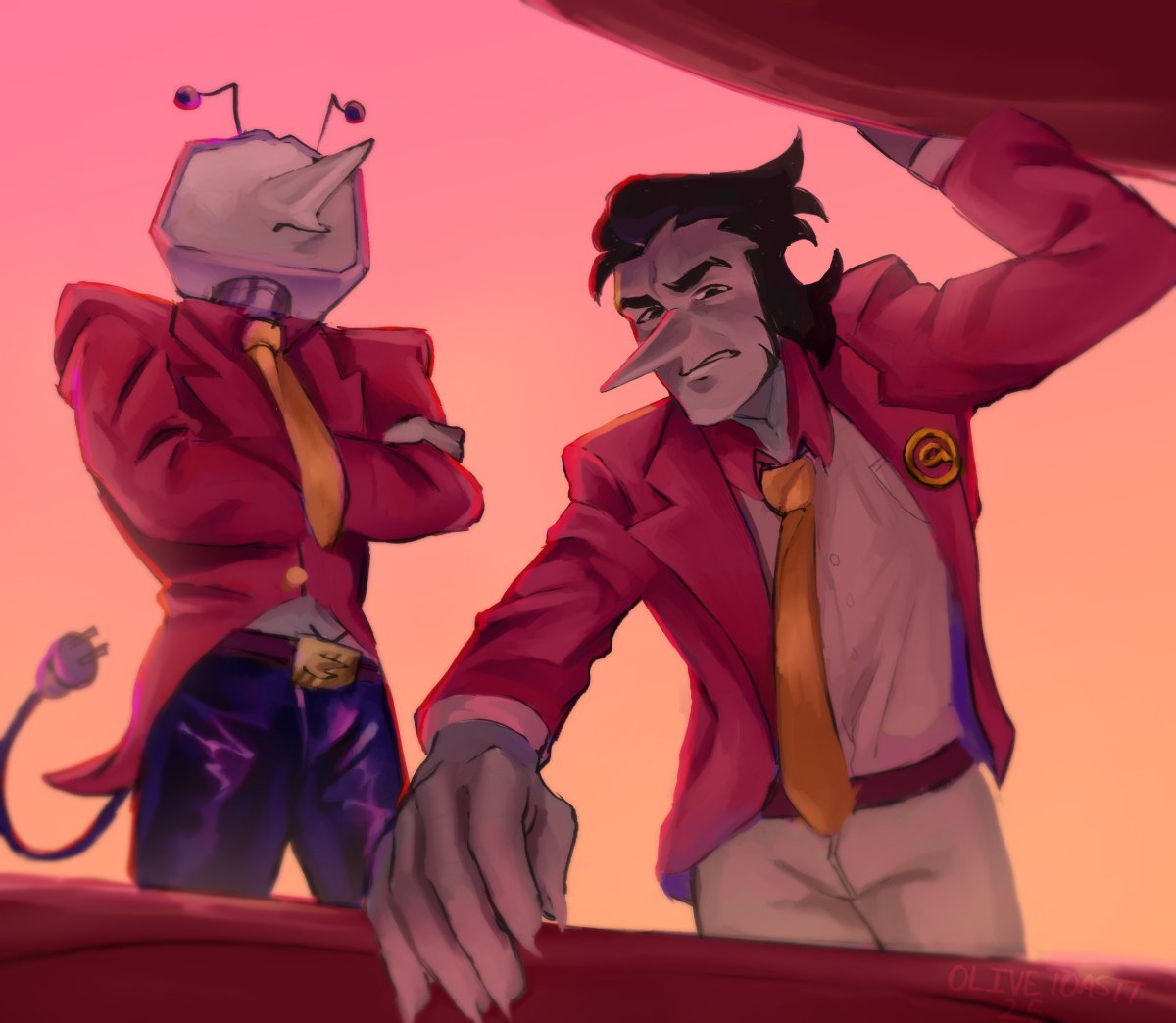 the cungadero broke down :^(  
#spamtenna #deltarune #spamton #tenna