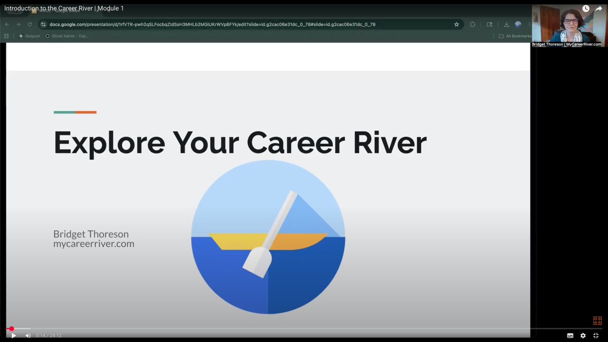 carlos_f_a_c's tweet image. Super course: &quot;Explore your career river&quot; with @BridgetThoreson. Thanks to @KnightCenterUT for another great course.