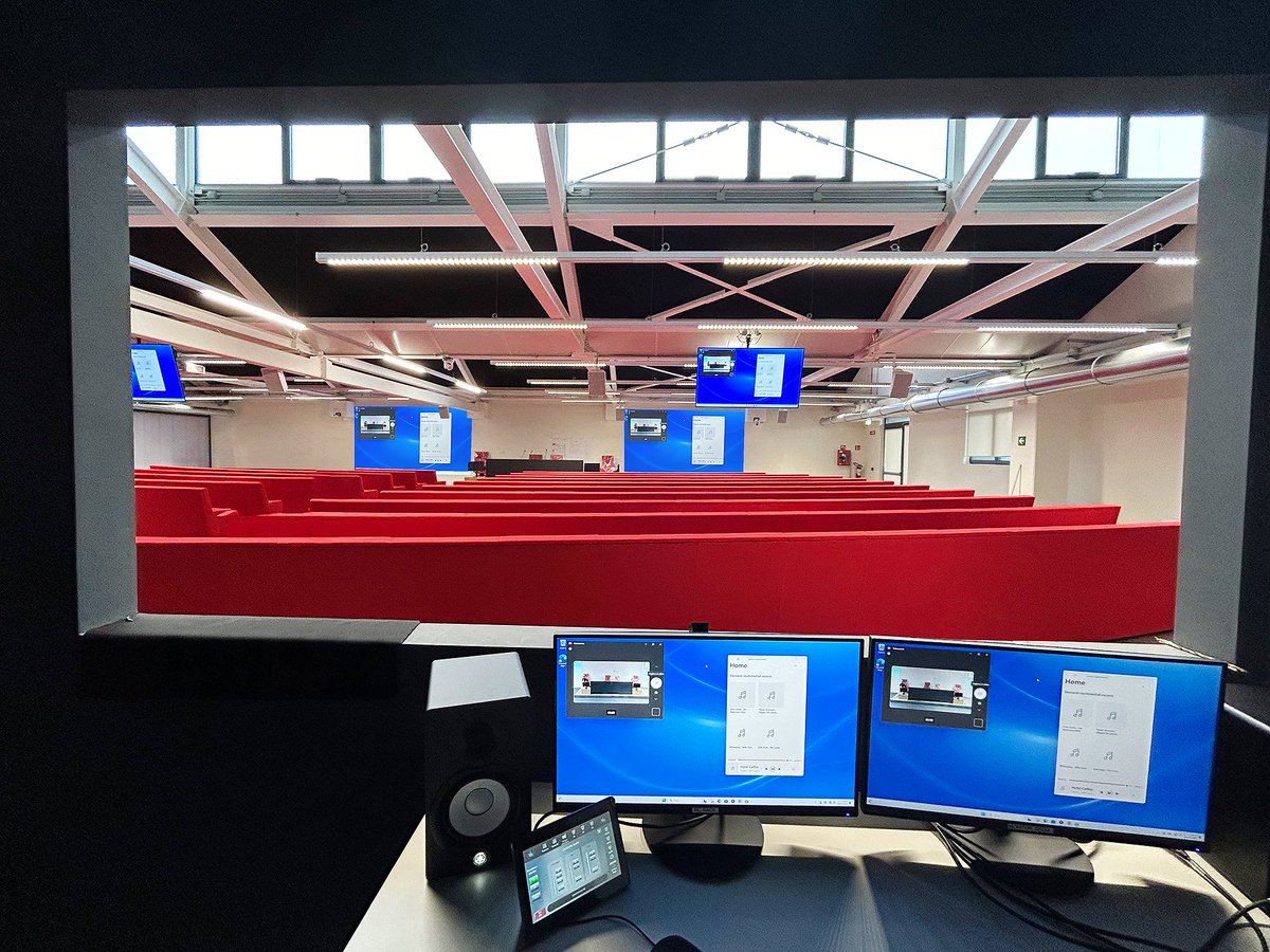 Extron's tweet image. Can an AV system deliver both seamless learning and smarter energy use?
The University of Modena and Reggio Emilia’s new Quarto Polo in Italy is a hub for innovation, and now for advanced AV. Working with Cavea Engineering and Decima 1948, Unimore standardized classrooms, labs,…