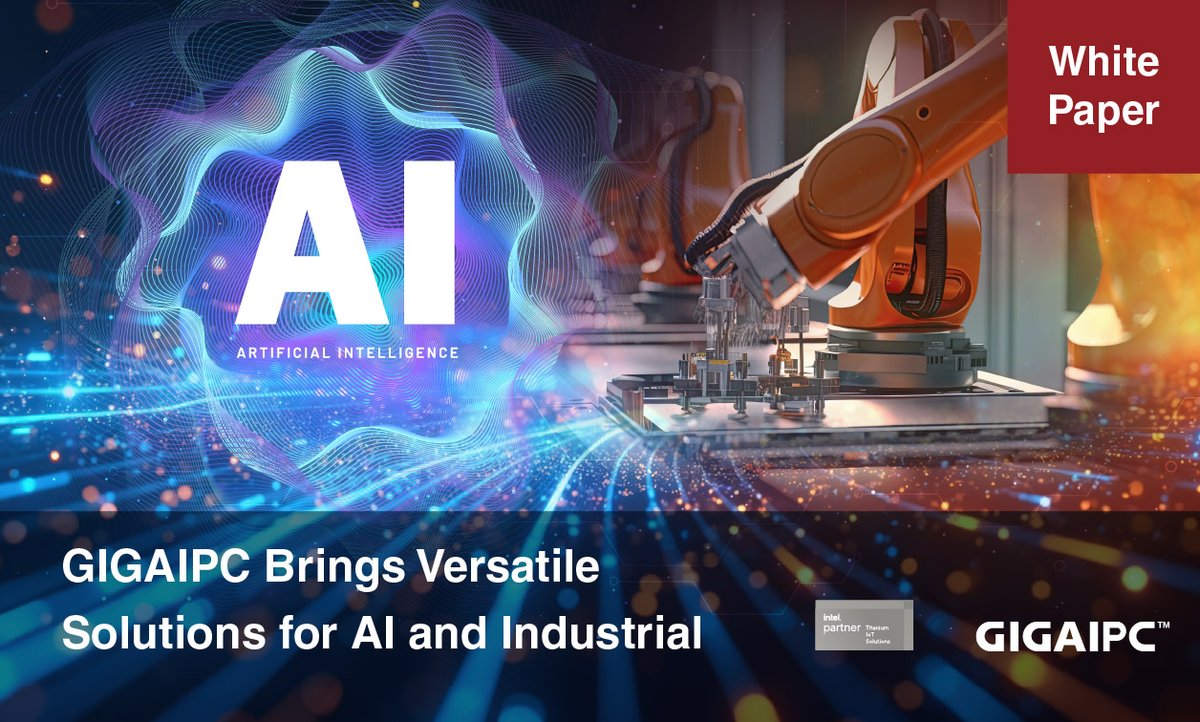 embedded_comp's tweet image. Whitepaper: GIGAIPC Brings Versatile Solutions for AI and Industrial
GIGAIPC has introduced an upgraded portfolio of industrial motherboards across its new ATX, micro-ATX, and mini-ITX lineups to help companies meet these needs. Built on the latest Intel Core Ultra Processor…