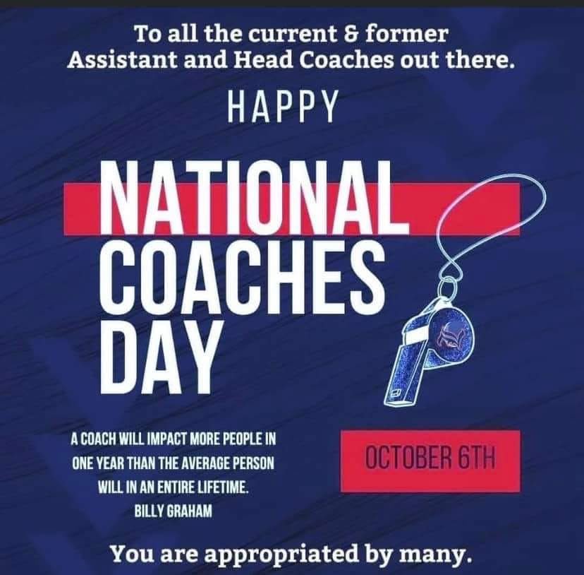 Happy  Coaches Day to all the SWCC Coaches! Have a great day!