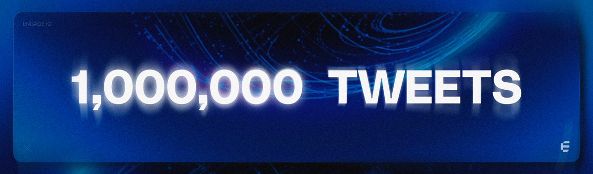 engagesio's tweet image. We just hit 1 Million Tweets sent through Engage Bot.

A huge milestone on our journey, and only the beginning.

Thank you to everyone building, engaging, and growing with us. 💙