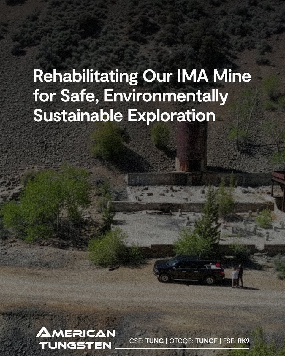 amtungsten's tweet image. $TUNG&apos;s progress at the IMA Mine strengthens the foundation for future drilling, production, and U.S. tungsten supply security.

CEO Ali Haji shares more on the IMA Mine at asmbly.link/Xv2JKO6

🇨🇦 #CSE: $TUNG.C | 🇺🇸 #OTCQB: $TUNGF | 🇩🇪 #FSE: #RK9