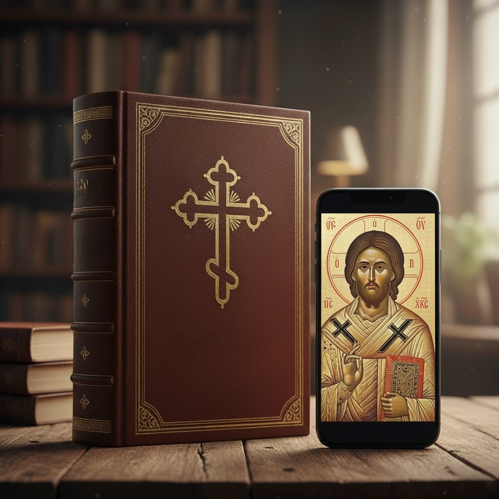 ☦️ الكتاب المقدّس والهاتف المحمول ☦️

تخيّل لو أنك تُعامل الإنجيل كما تُعامل هاتفكَ المحمول! سوف تضعهُ دائماً في جيبكَ، أو تعلّقهُ بزنّاركَ. 

سوف تفتحهُ مرّاتٍ عديدة في اليوم لتقرأ ما يقولهُ لكَ. وإذا نسيتهُ يوماً، تعود مسرعاً إلى البيت لتحملهّ معكَ. 

سوف تأخذهُ معكَ إذا سافرت