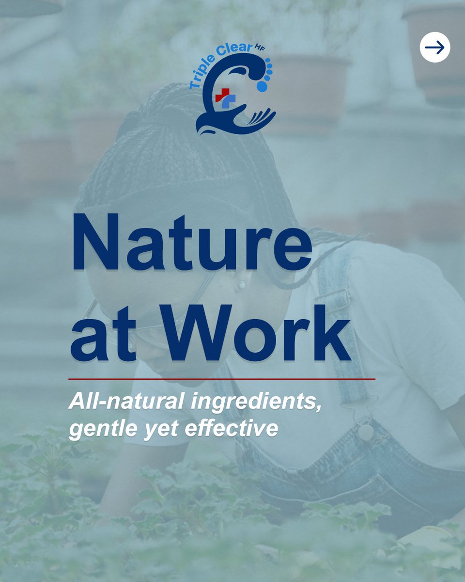 TripleClearHF's tweet image. See real results with Triple Clear HF! 🌿

Clearer, stronger, healthier nails start with consistent care.

Target brittleness &amp;amp; peeling naturally.

Transform your nails now! 💅

#TripleClearHF #VisibleResults #HealthyNails #ClearNails #NailTransformation #NaturalCare