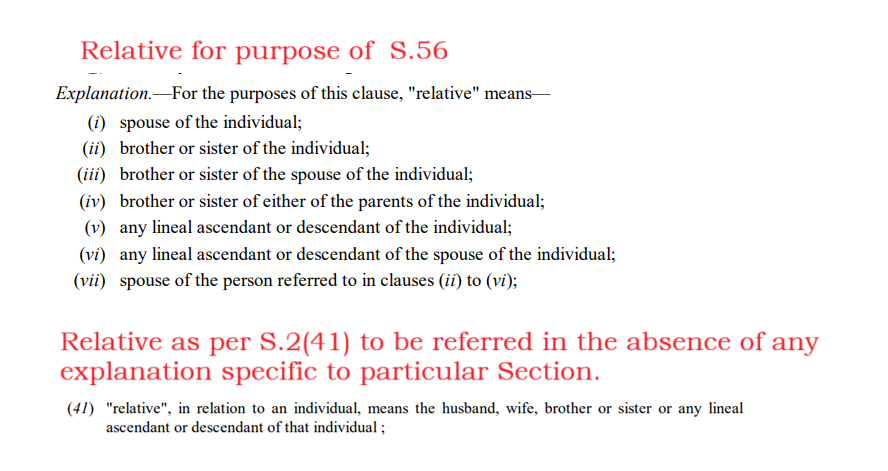 AbhasHalakhandi's tweet photo. Clause 23 of #taxaudit - Payment made to Person specified u/s 40A(2)(b) !

📌Relatives as per S.2(41) husband, wife, brother, sister, lineal ascendant or descendant -to be considered for reporting

📌Don’t confuse it with the much wider “Relative” definition of Sec 56.

📌Eg.-Payments to brother-in-law, uncle, etc. are outside S. 2(41) → not reportable.

📌Additional reporting = incorrect reporting!

[Follow for more such trivia/updates on #TaxAudits]