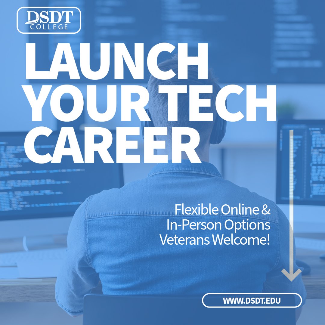 🚀 Break into tech with DSDT’s Full Stack Developer program!
Learn to build websites &amp; apps from scratch—no coding experience needed.

👉 Read More:
dsdt.edu/are-you-lookin…

👉 Enroll Now: link.elite360.io/widget/form/QN…

#DSDTCollege #FullStackDeveloper