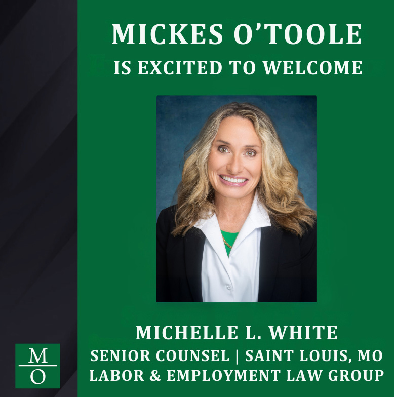 We are excited to welcome Michelle L. White to the firm's Labor &amp; Employment and Trusts &amp; Estates Groups.

Learn more about her: mickesotoole.com/attorneys/whit…

#TrustsAndEstates #EducationLaw #LaborAndEmployment