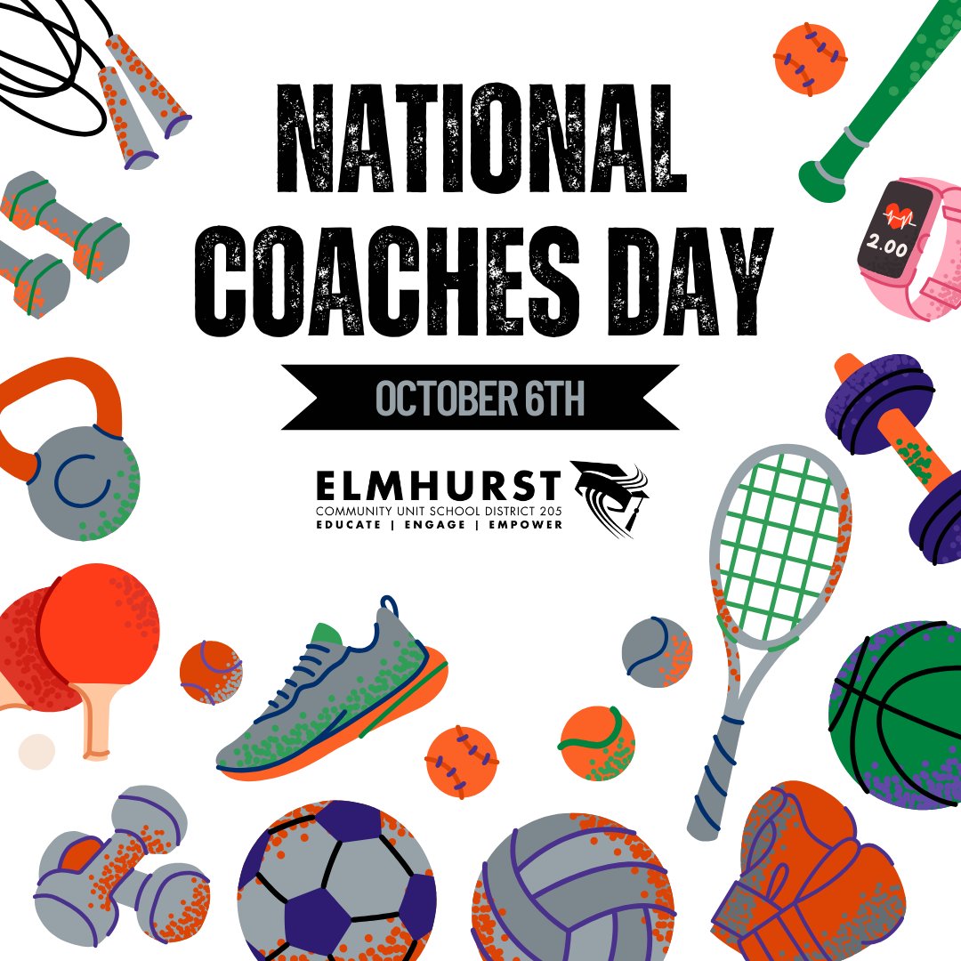 🏅 Happy National Coaches Day!

Today we celebrate the mentors, motivators, and leaders who inspire student-athletes to grow both on and off the field. Thank you to our coaches for teaching teamwork, perseverance, and character every single day.

#WeAreD205