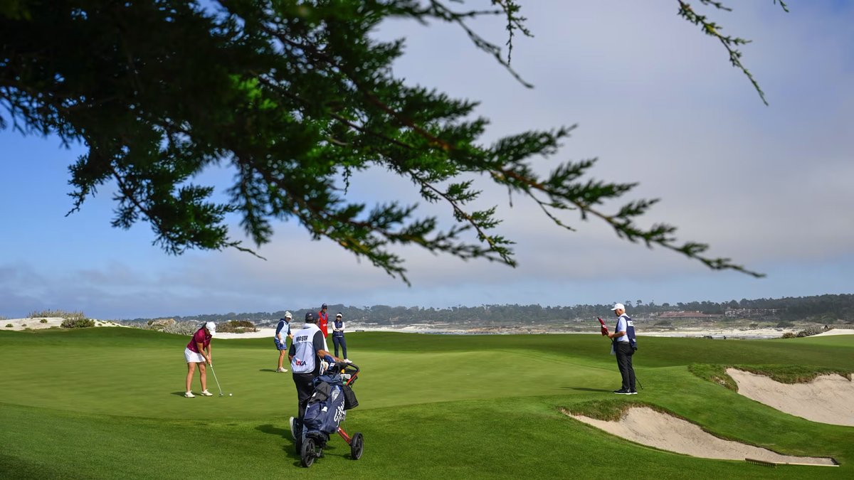 Jessica Spicer is tied for 🥇 thru two rounds at the U.S. Women's Mid-Am Championship!

⛳️ Monterey Peninsula CC (Dunes Course)
📍 Pebble Beach, Calif.