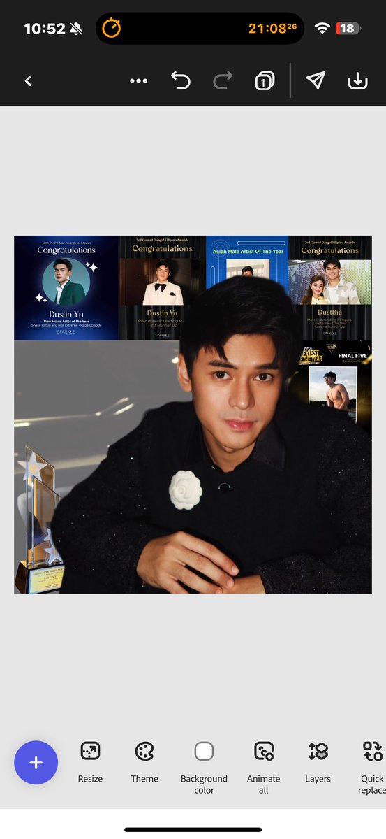 essadyu's tweet photo. Let’s try to clutch more awards for paps? 

VP Choice Awards link: 
1. Vote Dustin under Breakthrough Star Of The Year through this link - https://t.co/HxAbjUNg1f?
2. Vote Dustia under Fandom Of The Year through this link - https://t.co/HxAbjUNg1f? 

Lets complete this so we can have paps end the year with plenty of awards as a early Christmas present hehehe