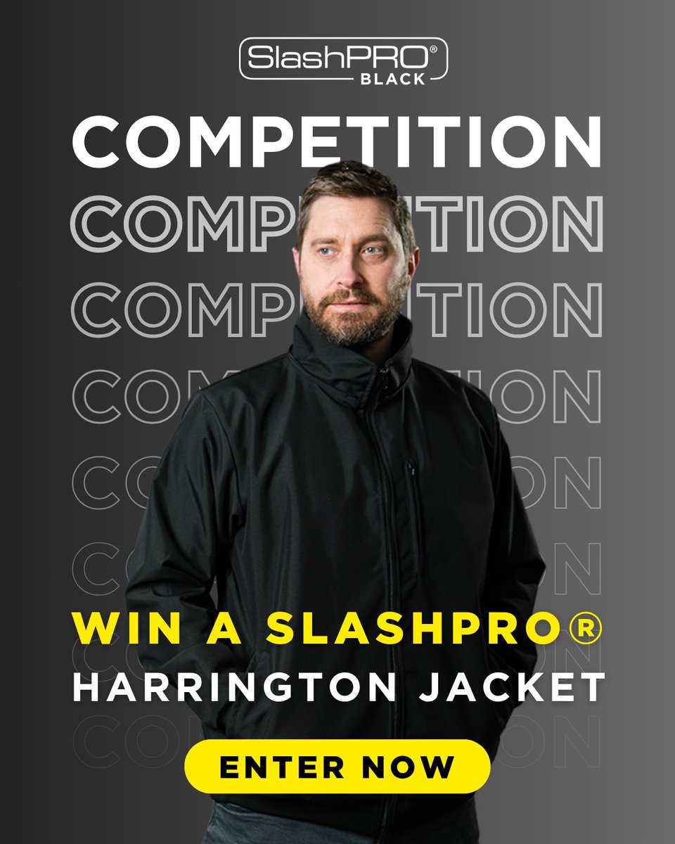 🏆𝗖𝗼𝗺𝗽𝗲𝘁𝗶𝘁𝗶𝗼𝗻 𝗧𝗶𝗺𝗲. 𝗪𝗶𝗻 𝗮 𝗦𝗹𝗮𝘀𝗵𝗣𝗥𝗢® 𝗕𝗟𝗔𝗖𝗞 𝗛𝗮𝗿𝗿𝗶𝗻𝗴𝘁𝗼𝗻 𝗝𝗮𝗰𝗸𝗲𝘁.

Here's how to enter:
 1️⃣ Follow SlashPRO
 2️⃣ Like and share this post
 3️⃣ Register your details below

Enter now. 
bit.ly/46GLYfu