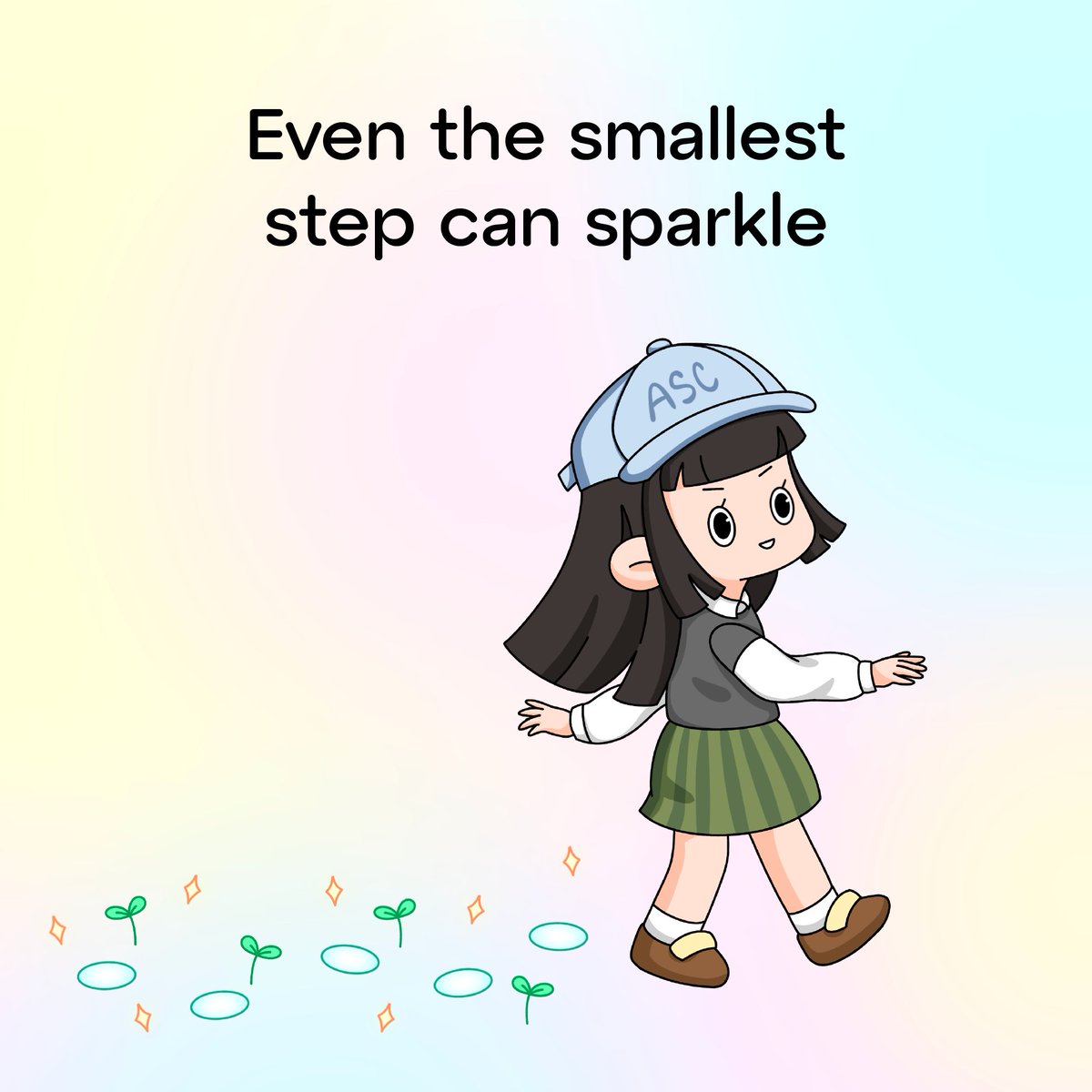 Even the smallest step can sparkle✨

Good Morning 🌳