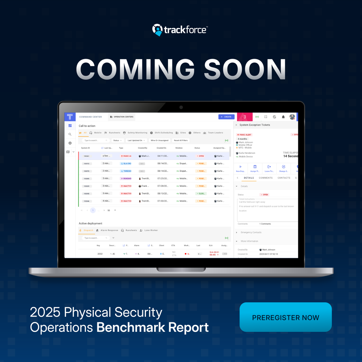trackforce_'s tweet image. 79% of security teams handle high-priority incidents in under 15 min—but real speed comes from readiness. Integrated systems + connected teams make it happen.

📊 Preregister for the 2025 Benchmark Report: bit.ly/48NUR8a
 #PhysicalSecurity #IncidentManagement