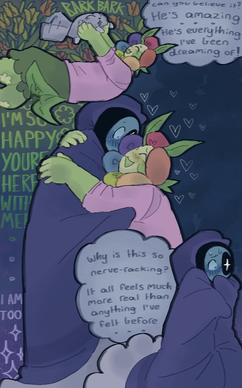 CoffeeClownn's tweet image. #MOONFLOWERWEEK2025
@moonflowerweek 
#moonflower #dandysworld 

Day 1. First meet