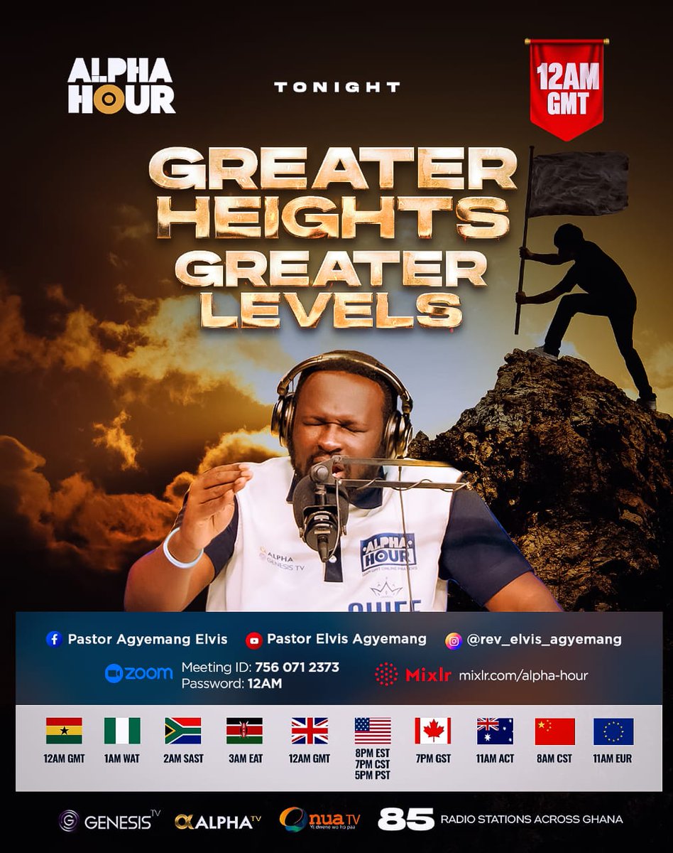 In this season, the Spirit of God is lifting Alpharians from ordinary places into realms of glory, influence, and divine distinction. Your days of smallness are over, this is your season of rising without limits in Jesus Name. 

Habakkuk 3:19 (KJV)
The LORD God is my strength,
