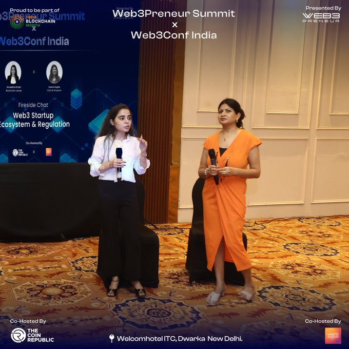 <a href="/vedangvatsa/">Vedang Vatsa FRSA</a> <a href="/lalithkrishnanh/">lalith</a> <a href="/vikramrsingh/">Vikram | CEO, Antier</a> <a href="/Akanksha_as17/">Akanksha Saxena</a> <a href="/idkshabnam/">anishashabnamm 💫🐬</a> <a href="/thebhavyabatra/">Bhavya Batra</a> <a href="/ShabbirKayyumi/">Shabbir Kayyumi</a> <a href="/ManuContrarian/">Manu Singh</a> “Web3 Startup Ecosystem &amp; Regulation”  

Fireside Chat with Shraddha Khattri &amp; <a href="/ansoogupta/">Ansoo Gupta</a> Unpacking the balance between compliance and creativity what it means to build responsibly in Web3.