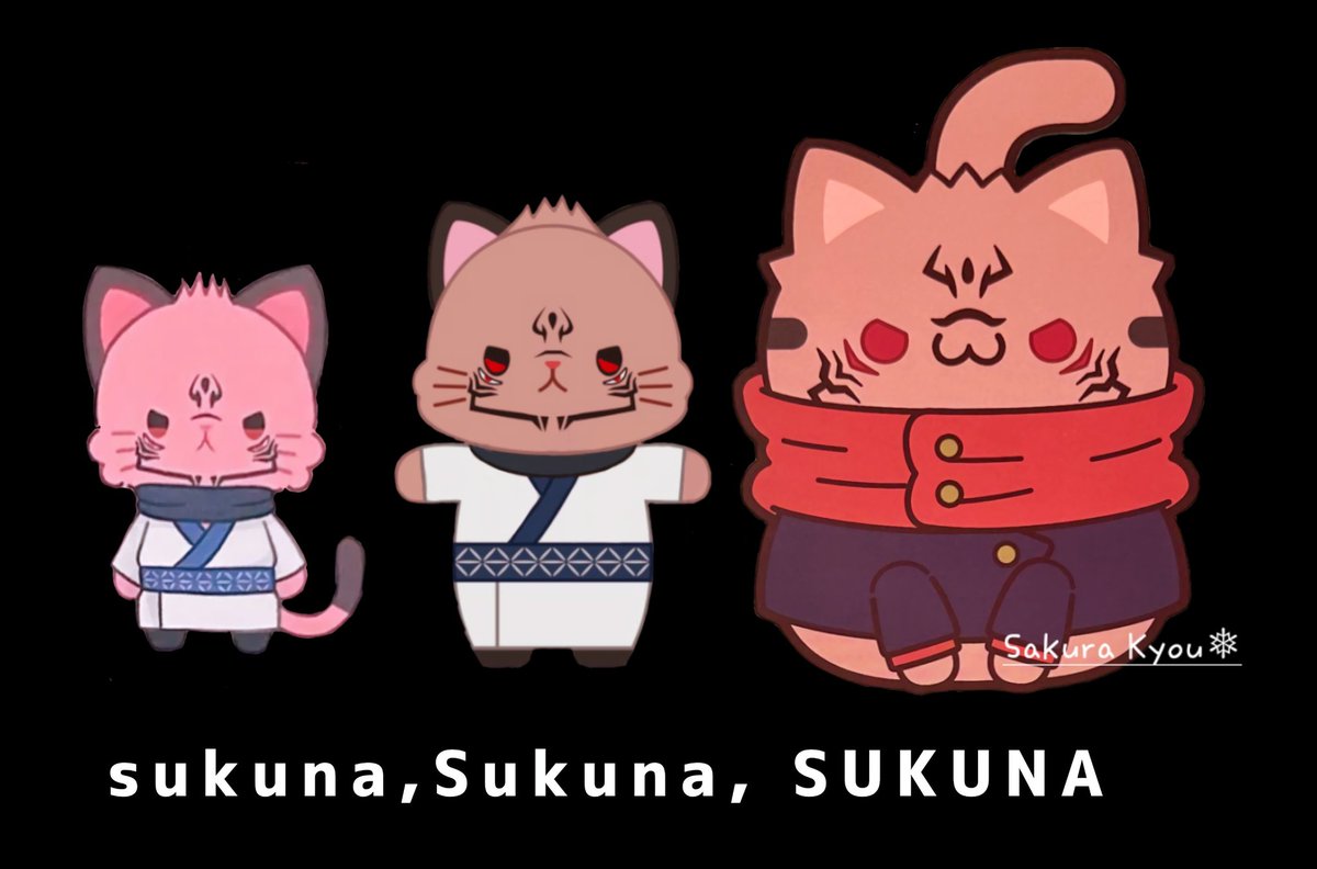 Sukunyan x 3 𓃠🐾
#両面宿儺 #Sukuna #呪術廻戦