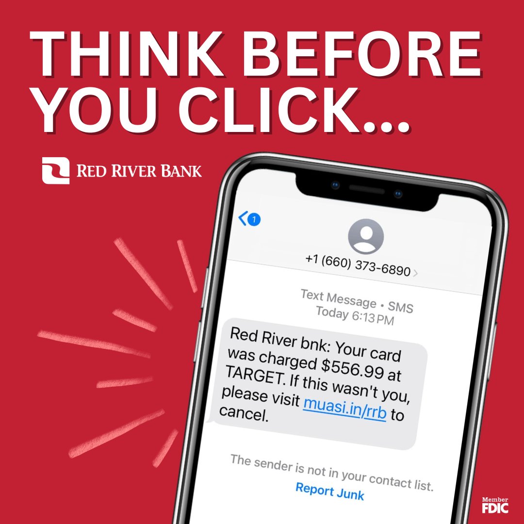 Scammers want your fear to do the clicking. Real banks won’t text you into a trap. 🔓 Pause. Breathe. Snap out of it before you tap that link. #BanksNeverAskThat #CybersecurityAwarenessMonth

Learn more: banksneveraskthat.com