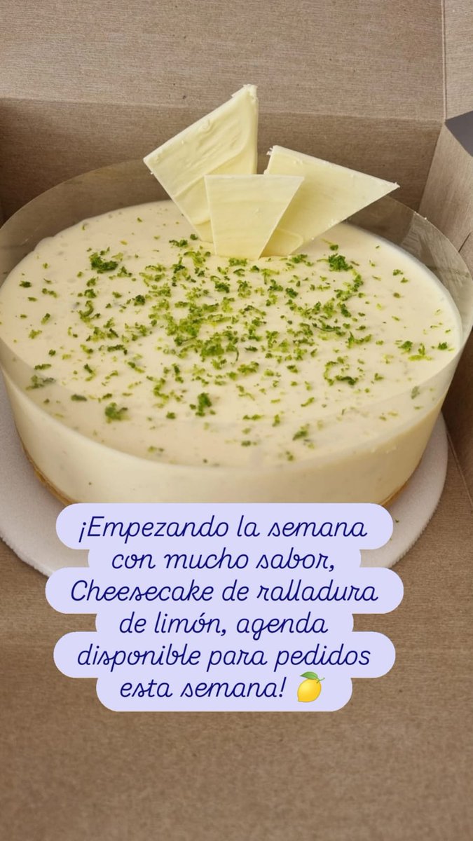 ¡Estoy tomando pedidos para esta semana, mi DM abierto para ustedes! ☺️💛🍰