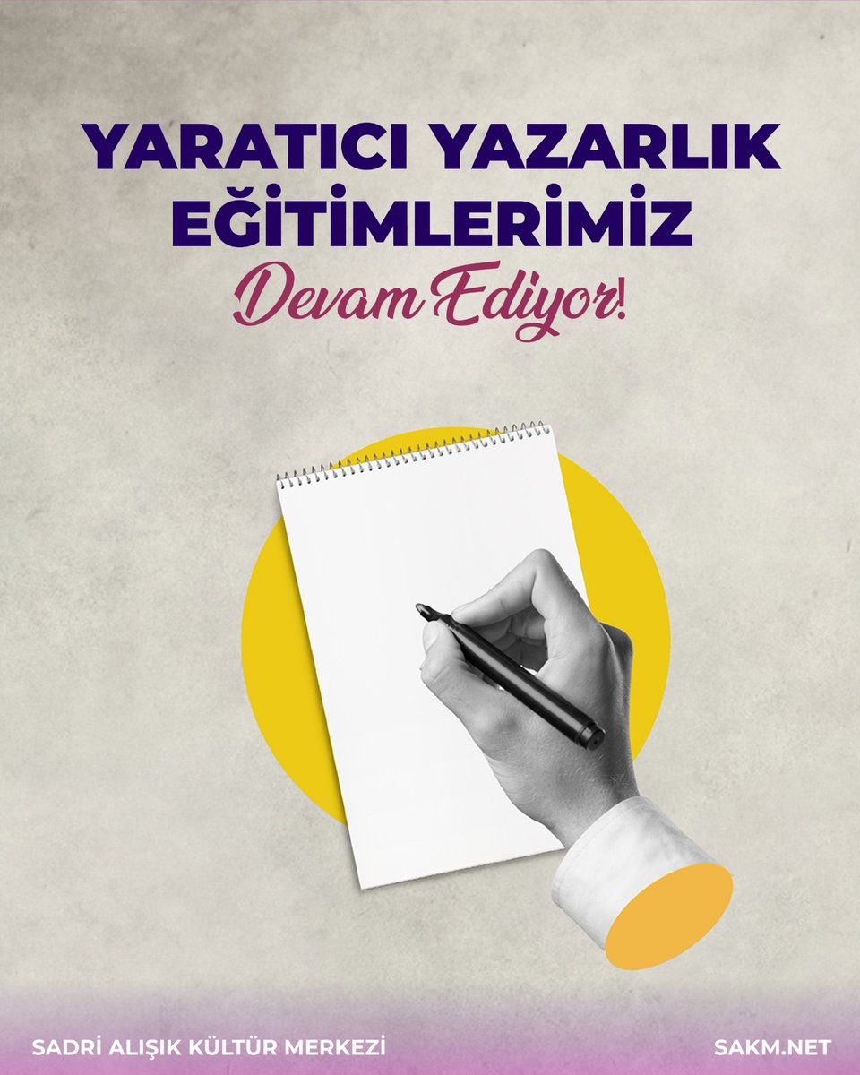 Yeni dönem kayıtları için web sitemizden ya da (0212) 249 03 73 - (0312) 230 20 35 - 36 nolu telefonlarımızdan bizimle iletişime geçebilirsiniz!

#sakm #sadrialışıkkültürmerkezi #sakmistanbul #oyunculukkursu #sakmankara #oyunculuk #oyunculukeğitimi #yazarlıkeğitimi