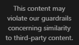 .<a href="/OpenAI/">OpenAI</a> could we get more detailed reasons as to why content can't be generated so we don't keep prompting against TOS?