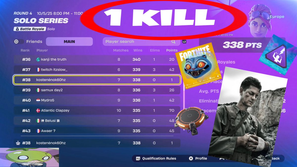 kostenenok's tweet image. How I placed 38th in FORTNITE SOLO CASH CUP WITH ONLY 1 KILL / ??? 

youtu.be/0diB9vmRUtA?si…