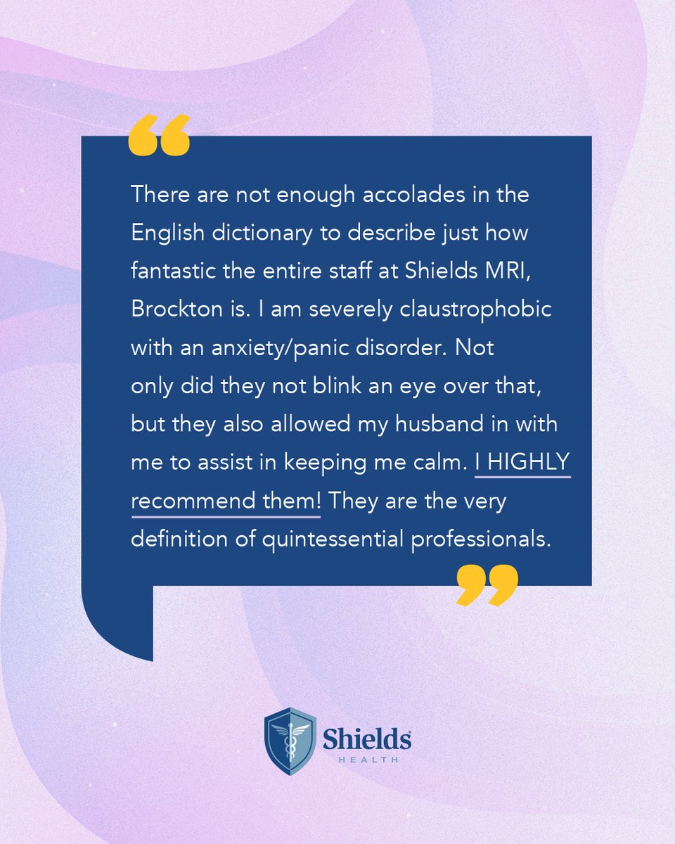 We are so pleased when patients are able to complete scans they were previously not able to finish. Claustrophobia affects a lot of people, but with the right patient care and technology most cases are more than manageable. Especially on our 1.5T and 3T wide open-bore MRI